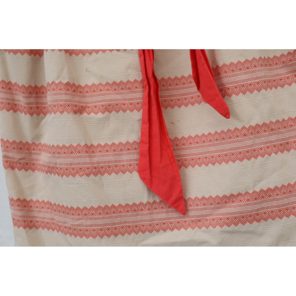 Maeve Anthropologie Strapless Coral Red Embroidered Sun Women Dress Size 8 NWOT - Picture 11 of 12